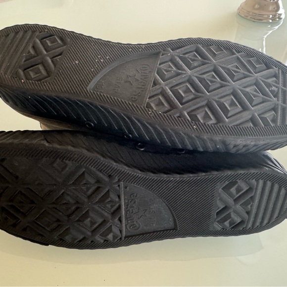 Converse Gray and Blue High-Top Sneakers with Suede Finish - Picture 6 of 6